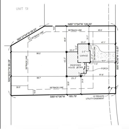 site plan drawing example